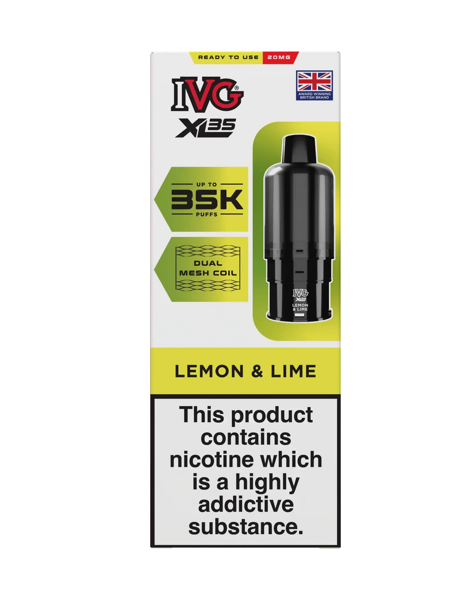 IVG XL 35K Prefilled Replacement Pods IVG