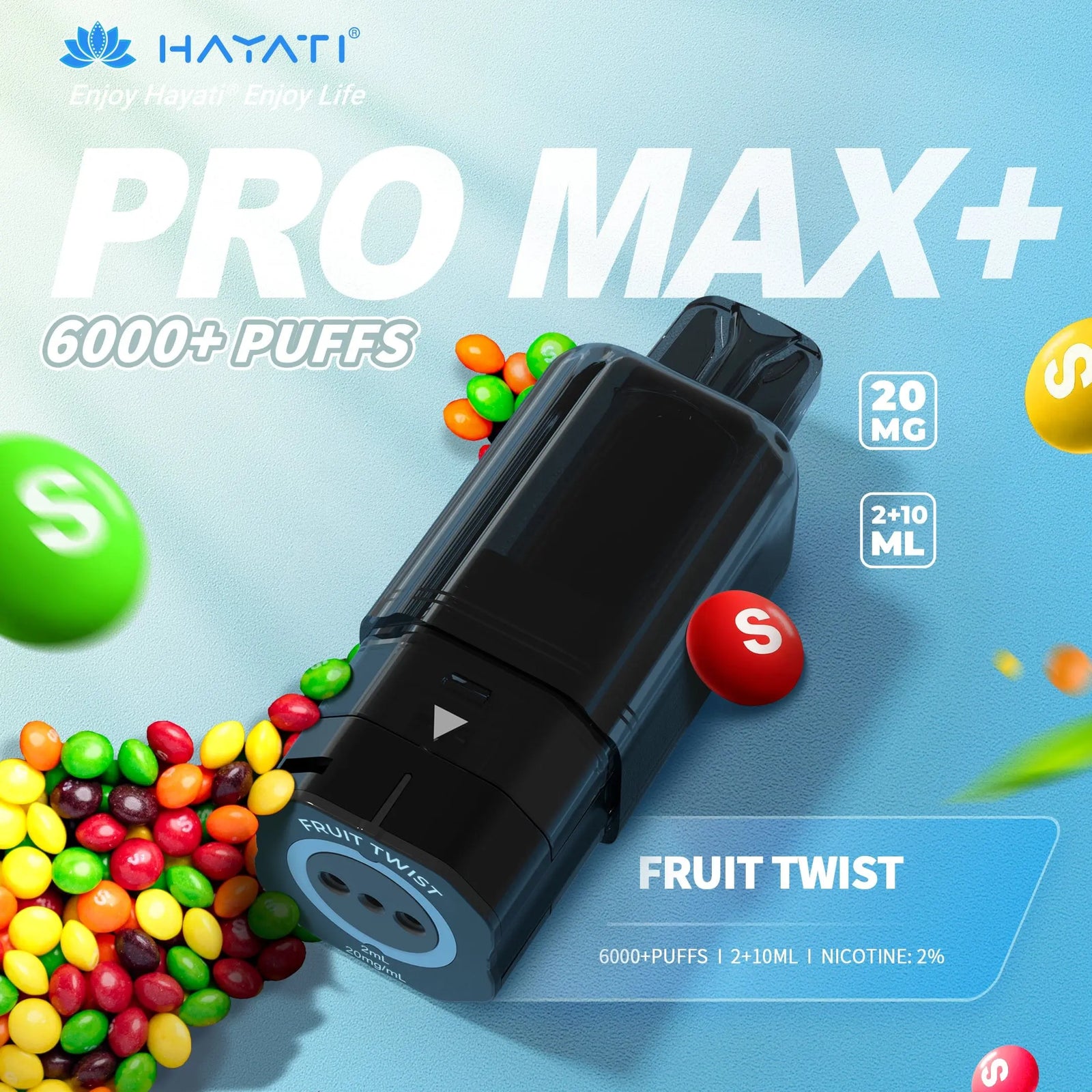 Hayati Pro Max Plus 6000 Replacement Prefilled Pods Vape At Door