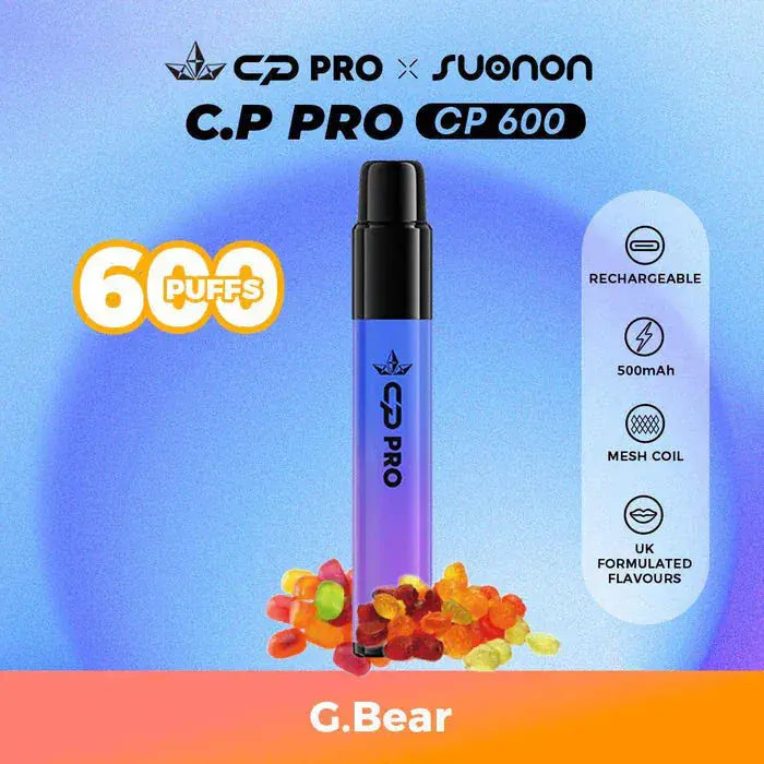CP Pro CP600 Puffs Prefilled Pod Kit Vape At Door