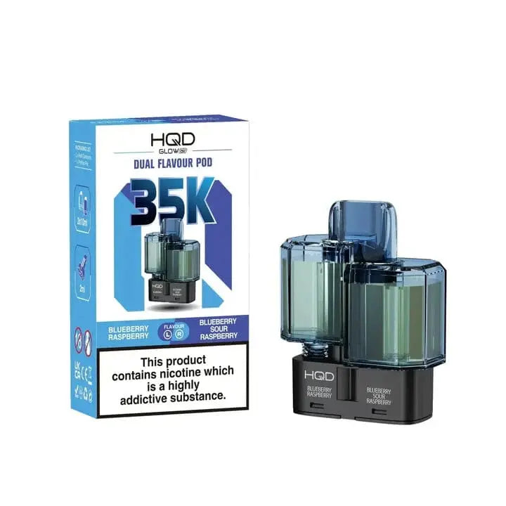 HQD Glow Air 35K & 70K Refill Pods Review – Dual-Flavour, Long-Lasting & Designed for HQD Fans in the UK Vape At Door