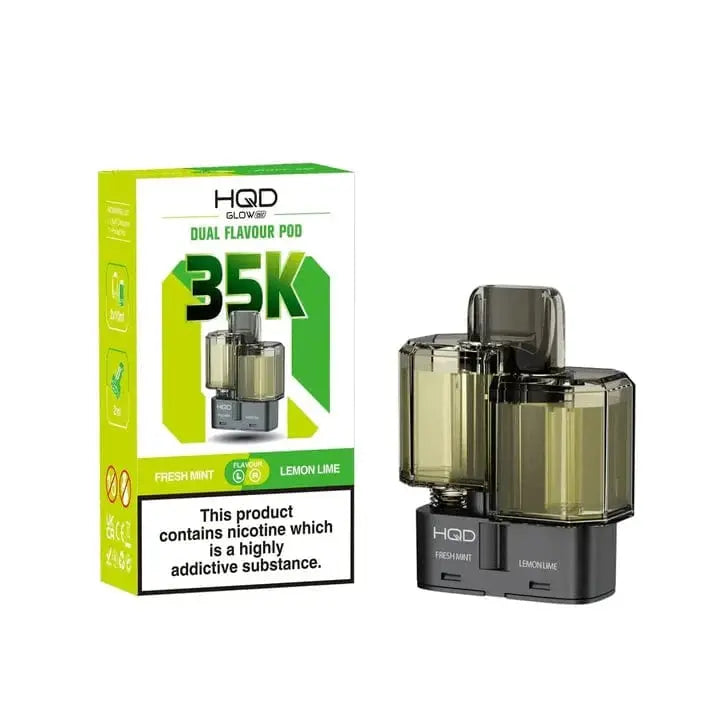 HQD Glow Air 35K & 70K Refill Pods Review – Dual-Flavour, Long-Lasting & Designed for HQD Fans in the UK Vape At Door