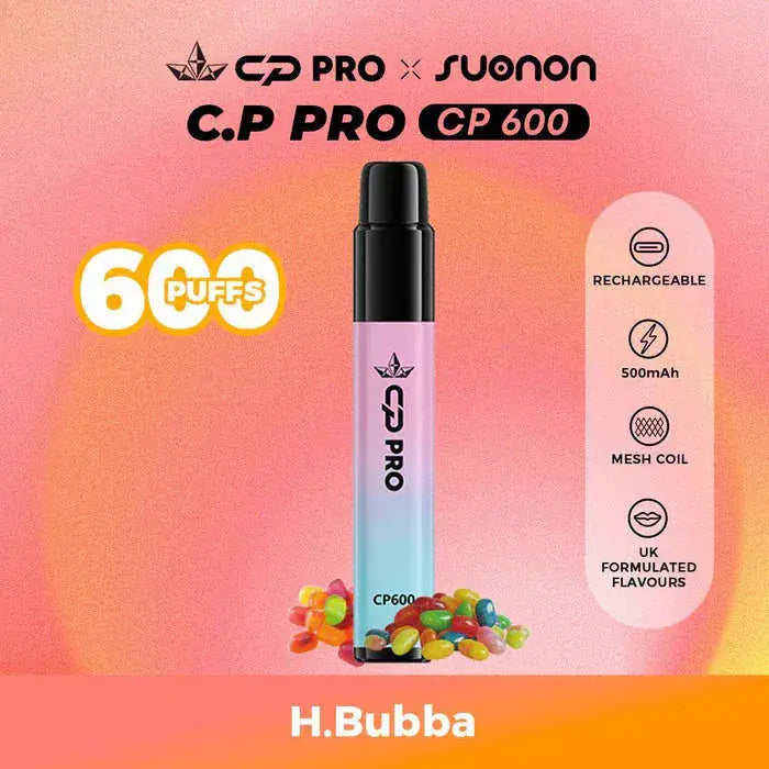 CP Pro CP600 Puffs Prefilled Pod Kit Vape At Door