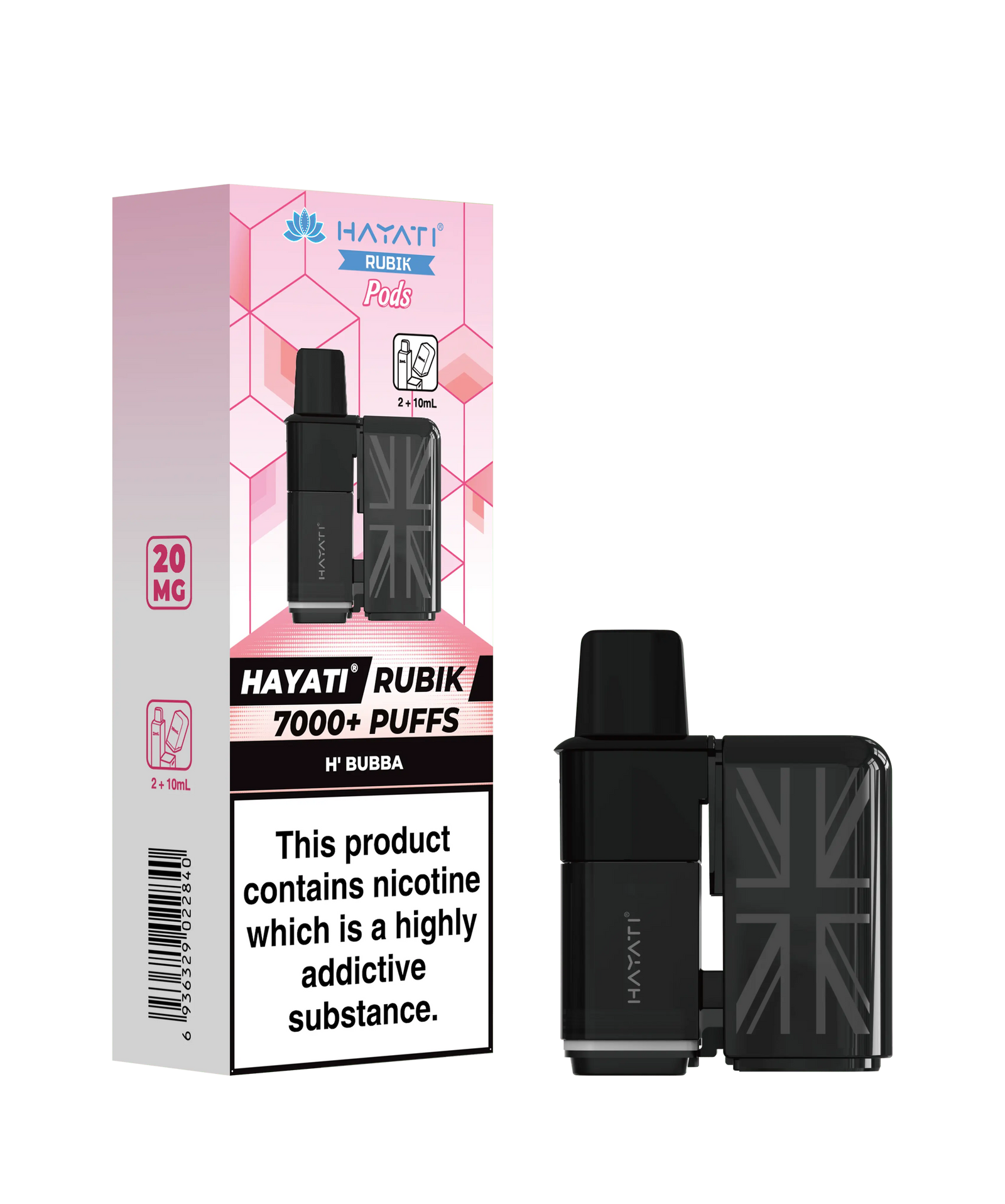 Hayati Rubik 7000 Replacement Prefilled Pods Vape At Door