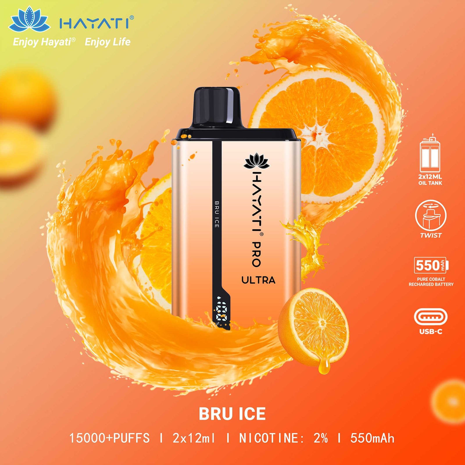 Hayati Pro Ultra Bru Ice Flavour