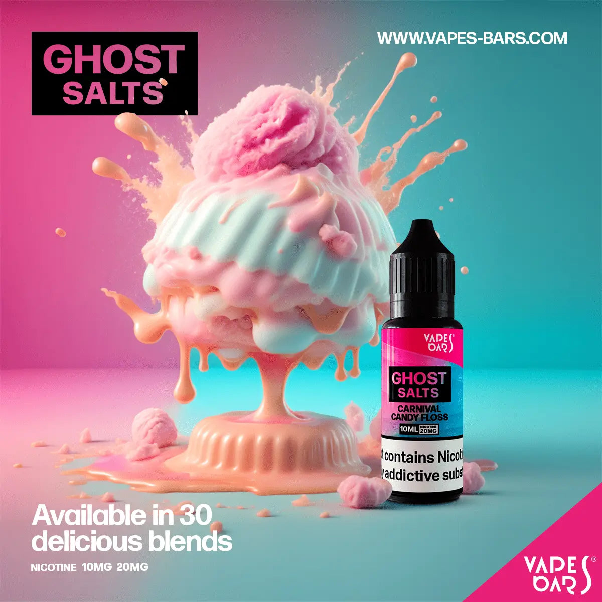 VB Ghost Salts E-Liquid 10 and 20 mg in 10ml VB