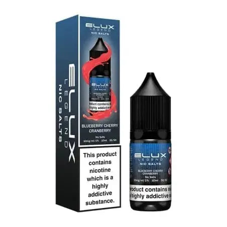 Elux Legend Nic Salts Blueberry Cherry Cranberry