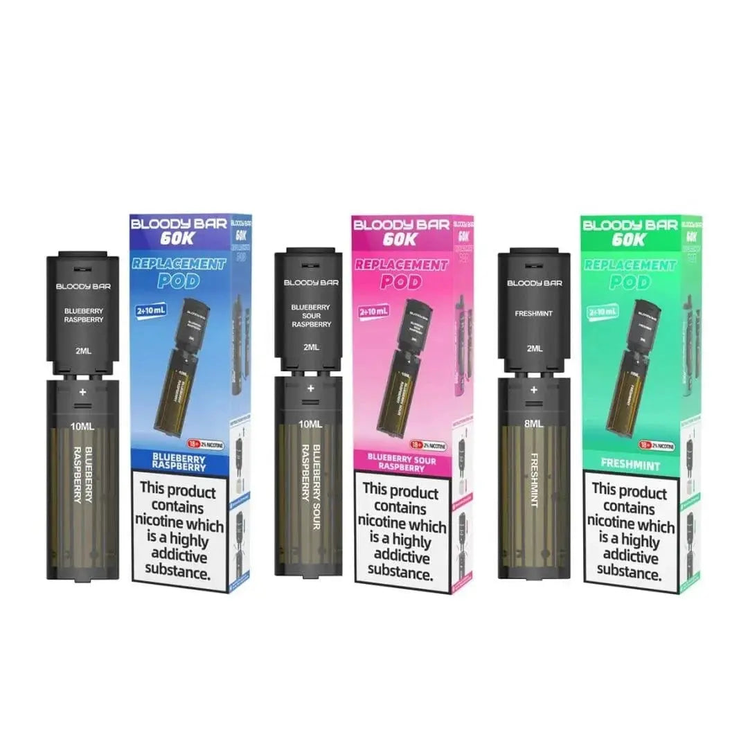 Bloody Bar 60K Replacement Pods Vape At Door