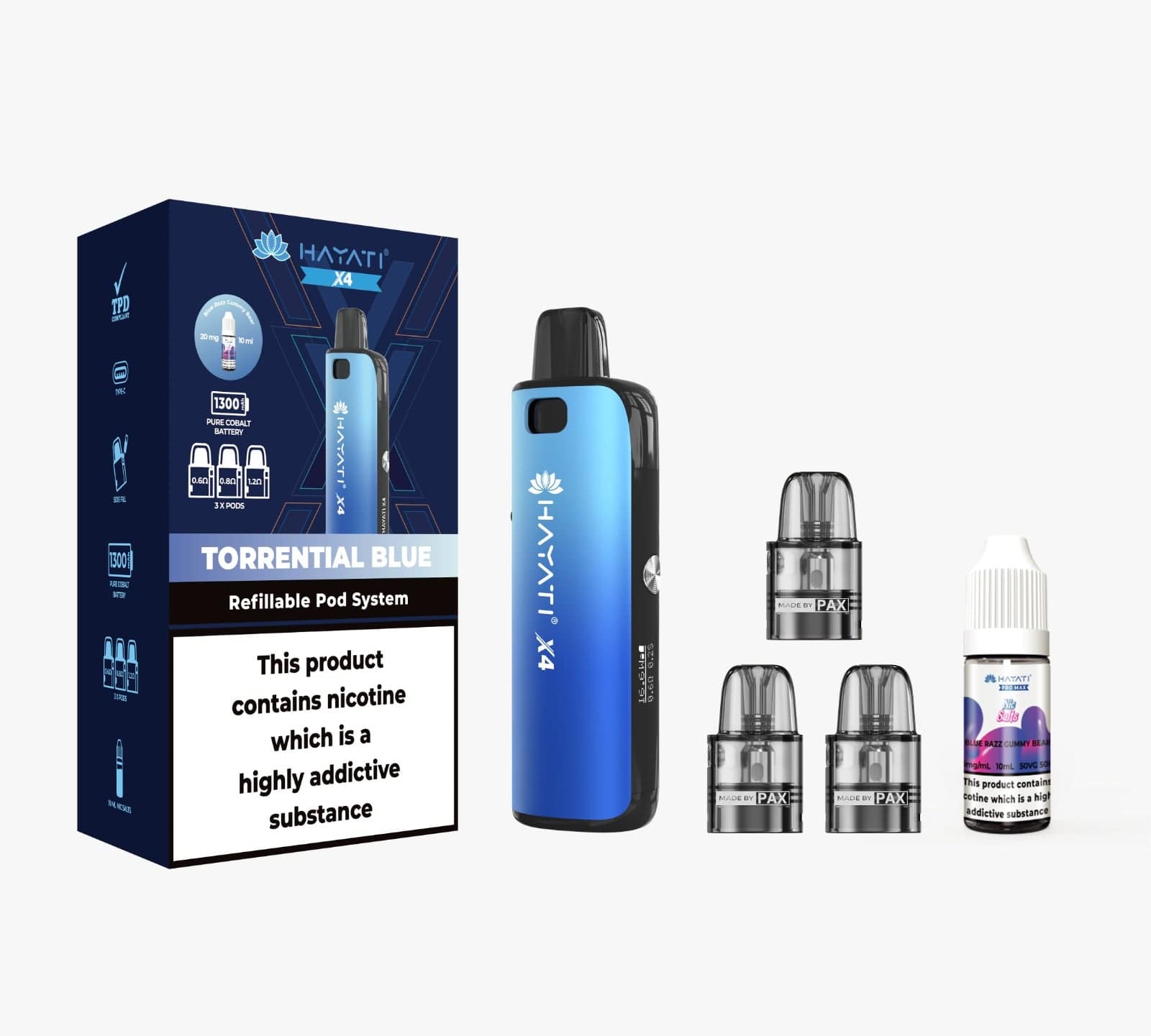 Hayati X4 Refillable Pod Kit Hayati
