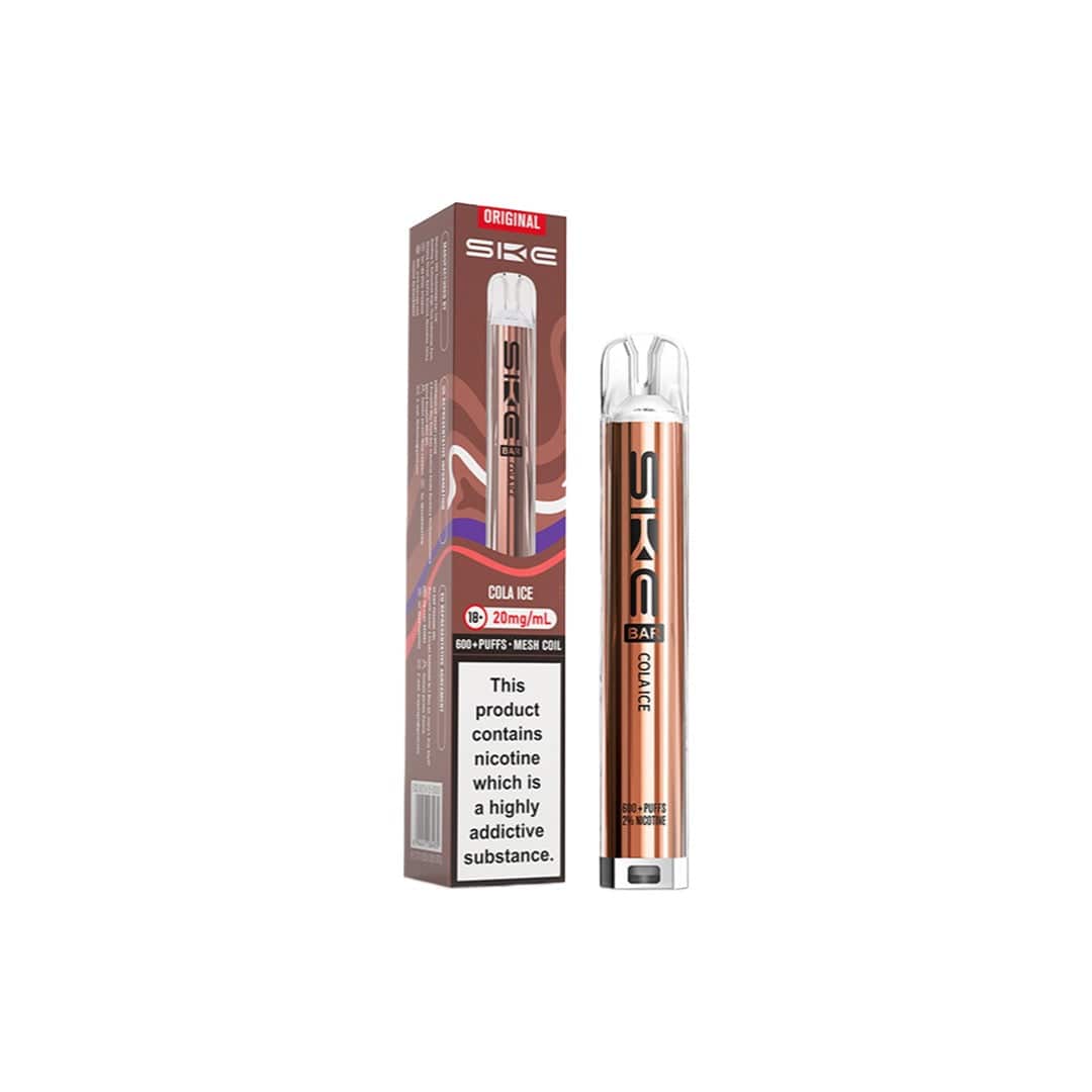 20mg SKE Bar 600 Rechargeable Prefilled Pod Vape Kit