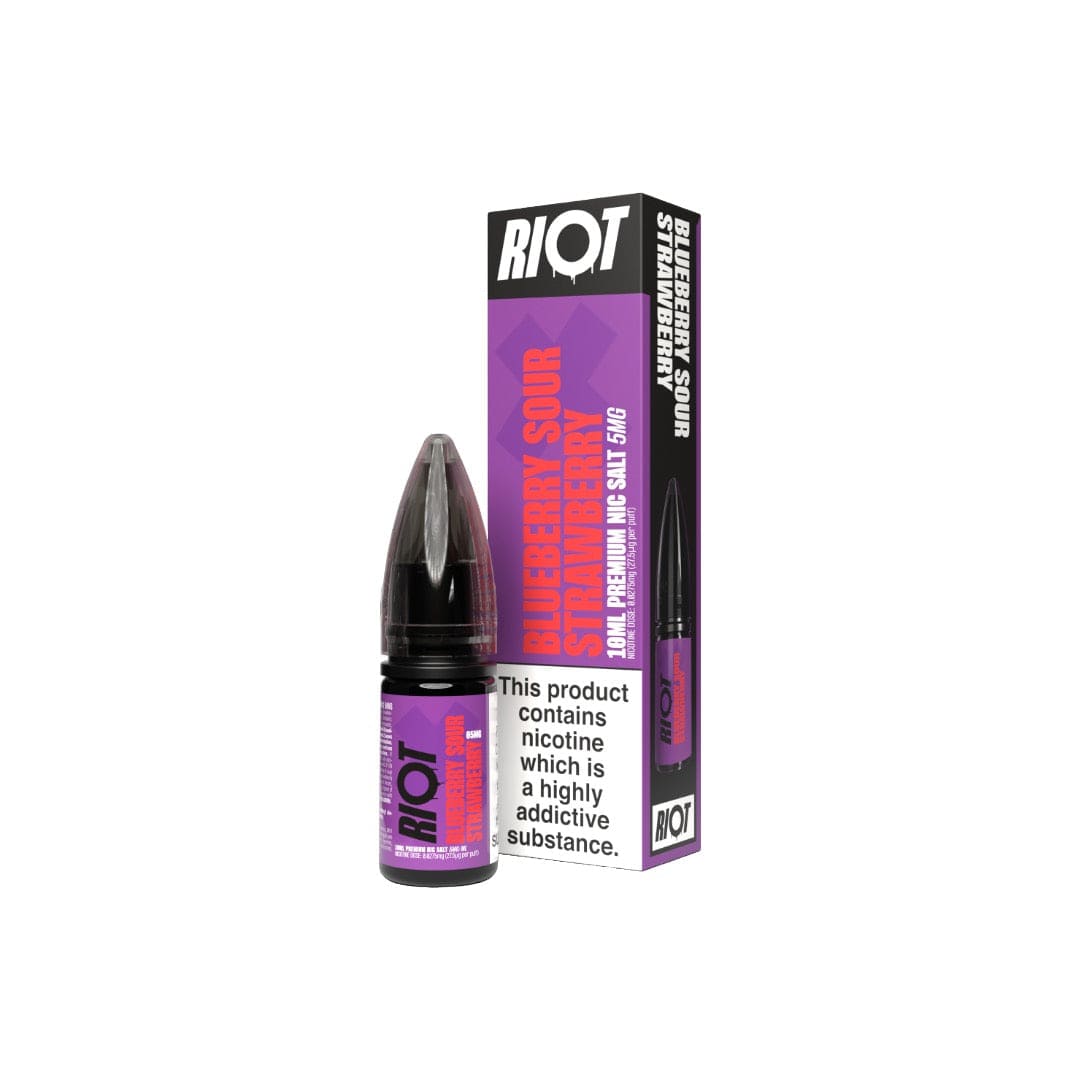 5mg RIOT X 10ml Nic Salts by Riot Squad (50VG/50PG)