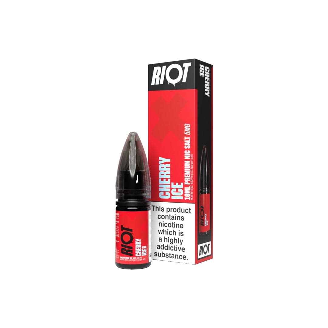 5mg RIOT X 10ml Nic Salts by Riot Squad (50VG/50PG)