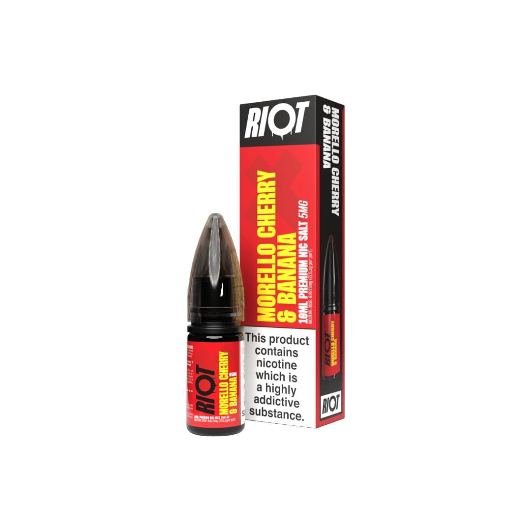 5mg RIOT X 10ml Nic Salts by Riot Squad (50VG/50PG)