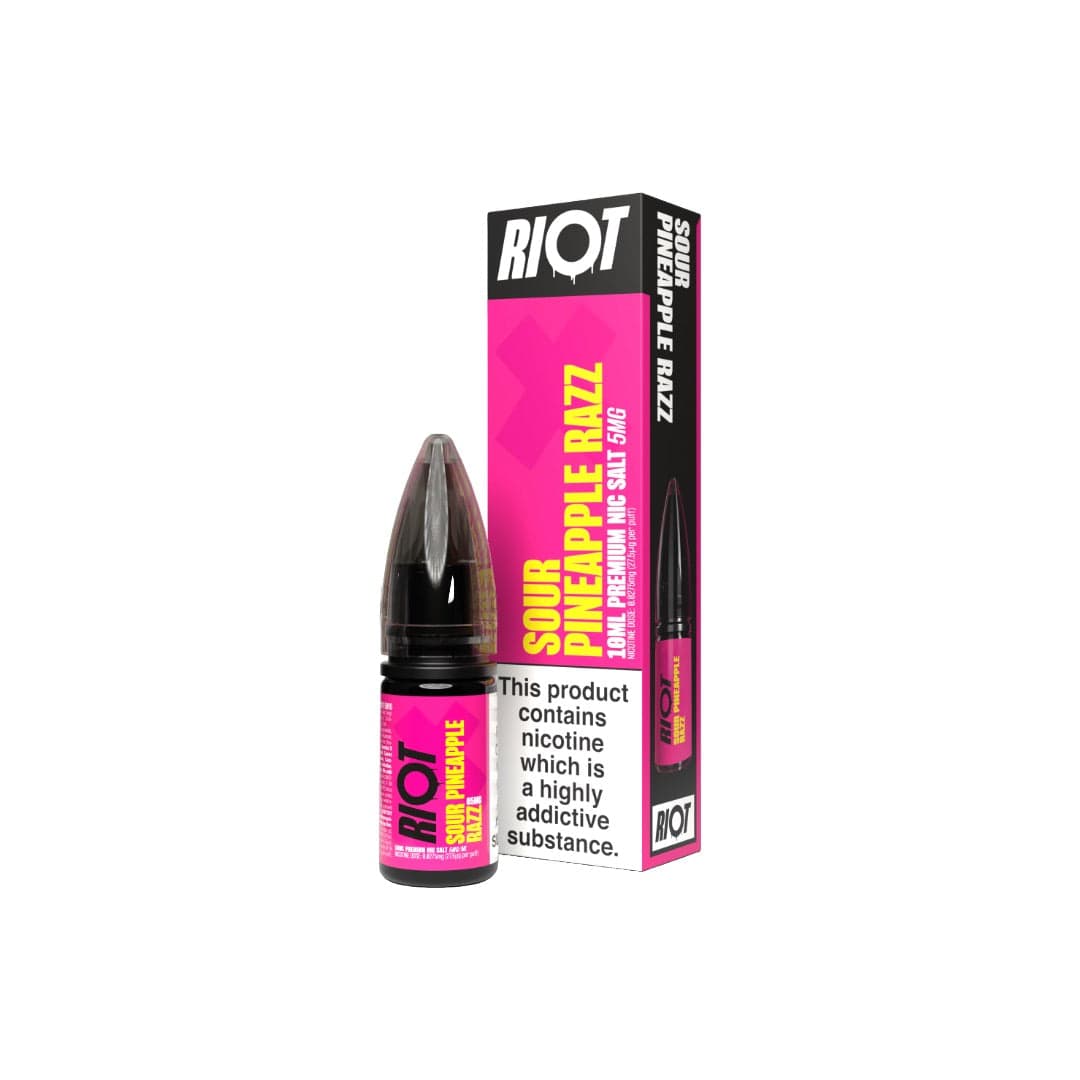5mg RIOT X 10ml Nic Salts by Riot Squad (50VG/50PG)