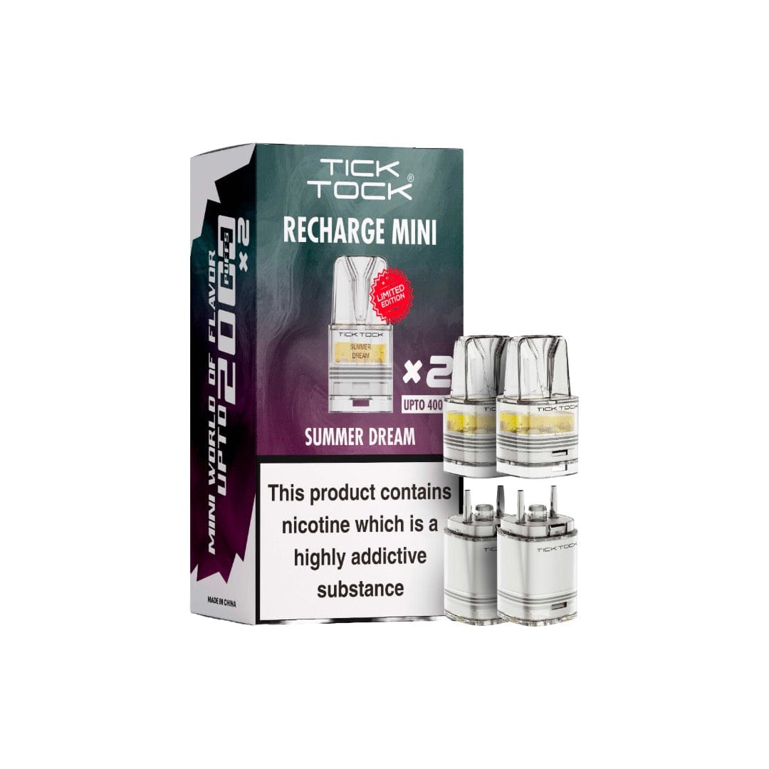 Tick Tock Recharge MINI 2K Prefilled Pods  2000 Puffs