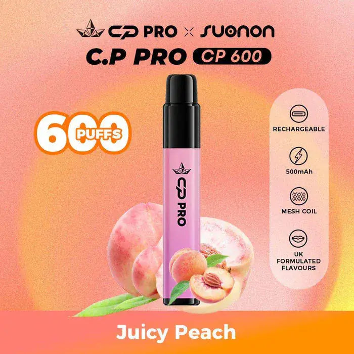CP Pro CP600 Puffs Prefilled Pod Kit Vape At Door