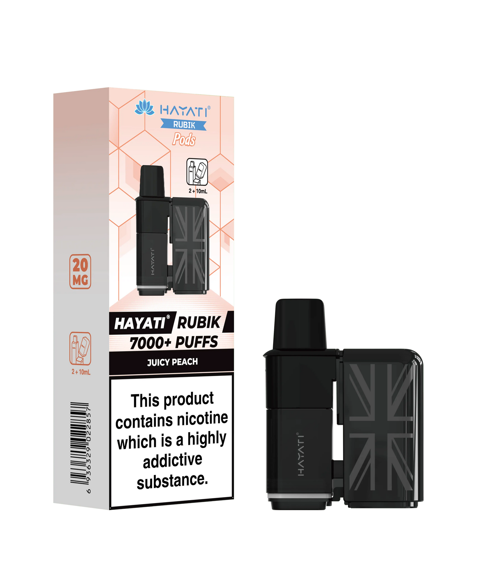 Hayati Rubik 7000 Replacement Prefilled Pods Vape At Door