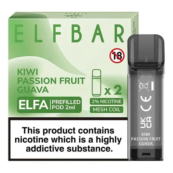 Elf Bar ELFA Pre-Filled E Liquid Pods Nic Salt 2ML 20MG ELF Bar