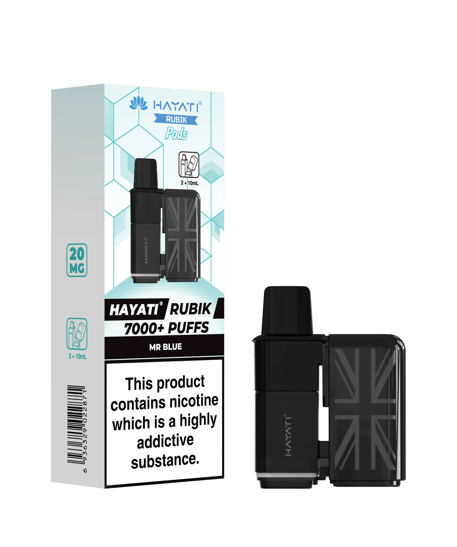 Hayati Rubik 7000 Replacement Prefilled Pods Vape At Door
