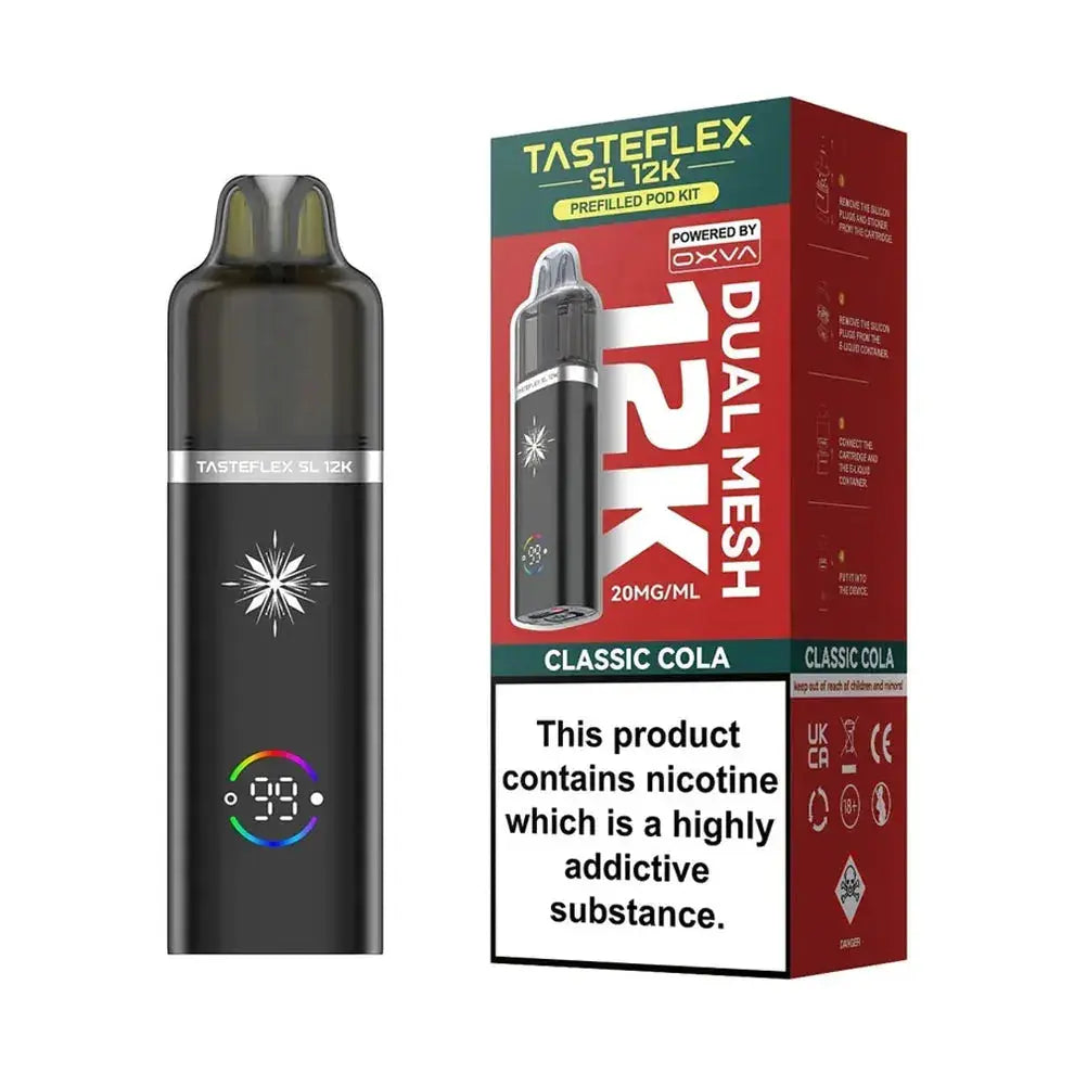 Oxva Tasteflex SL 12K Puffs Prefilled Pod Kit Vape At Door