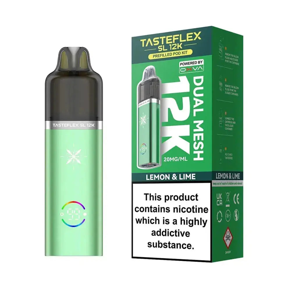 Oxva Tasteflex SL 12K Puffs Prefilled Pod Kit Vape At Door