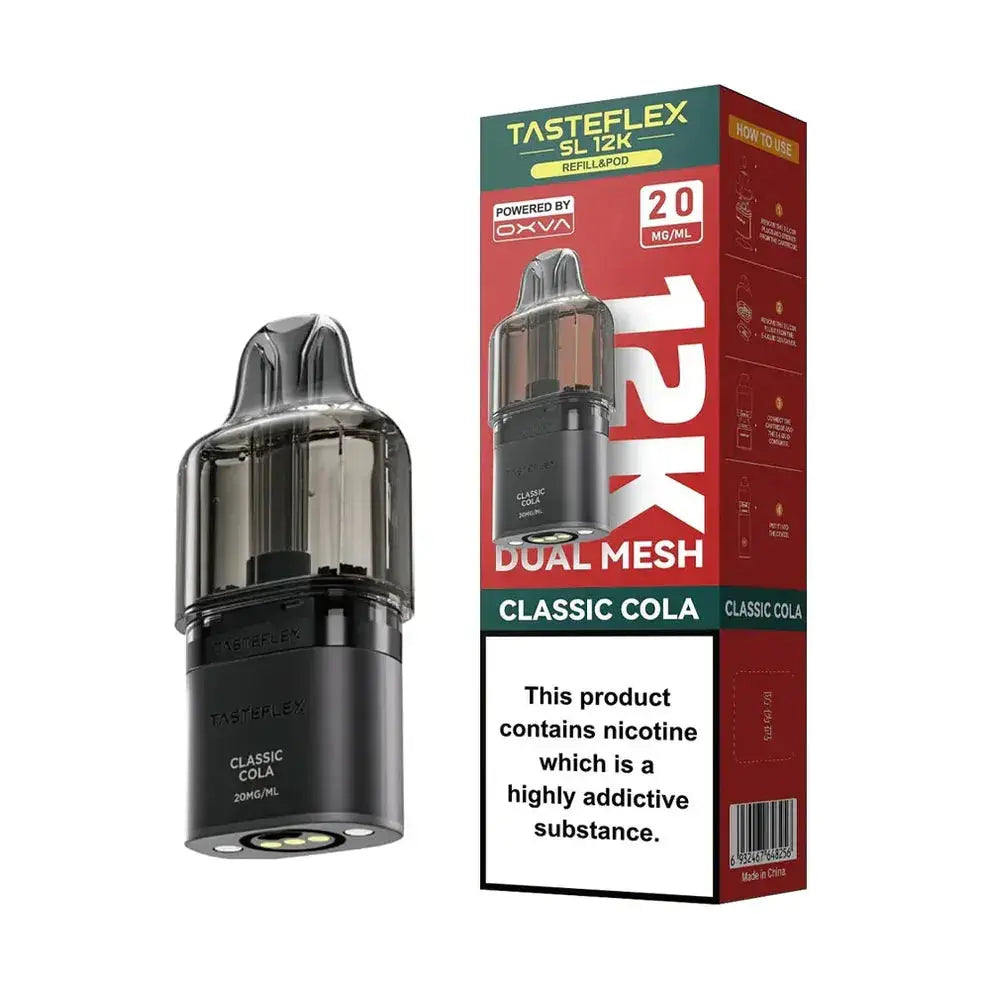 Oxva Tasteflex SL 12K Puffs Prefilled Replacement Pods Vape At Door