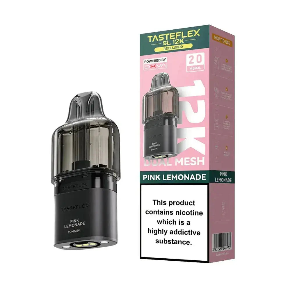 Oxva Tasteflex SL 12K Puffs Prefilled Replacement Pods Vape At Door