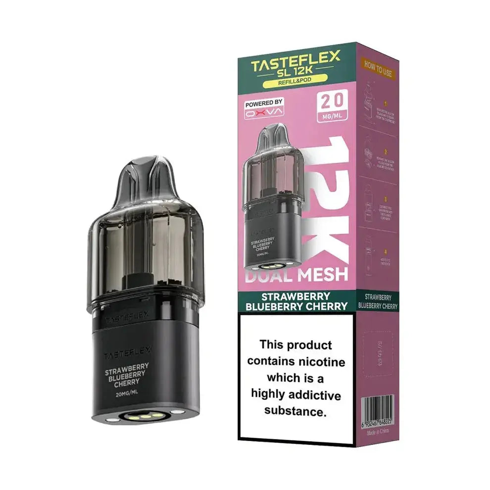 Oxva Tasteflex SL 12K Puffs Prefilled Replacement Pods Vape At Door