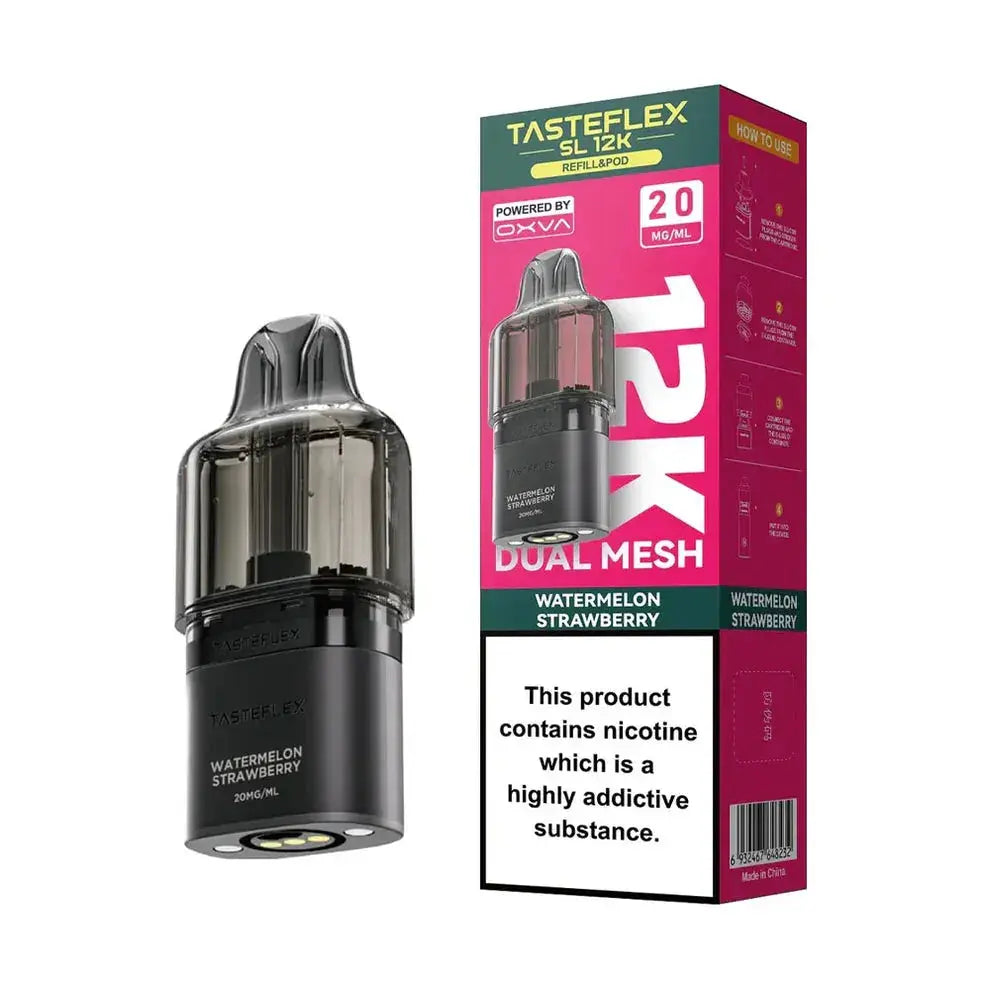 Oxva Tasteflex SL 12K Puffs Prefilled Replacement Pods Vape At Door