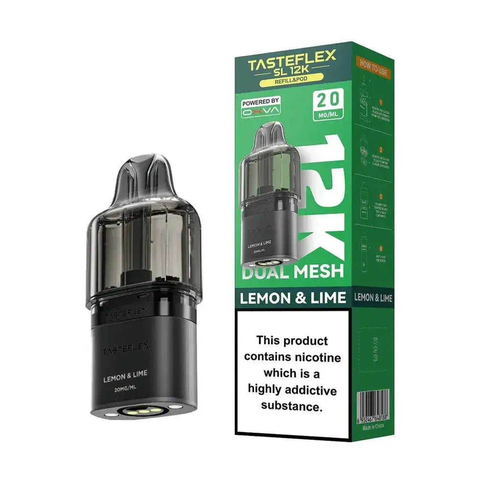 Oxva Tasteflex SL 12K Puffs Prefilled Replacement Pods Vape At Door