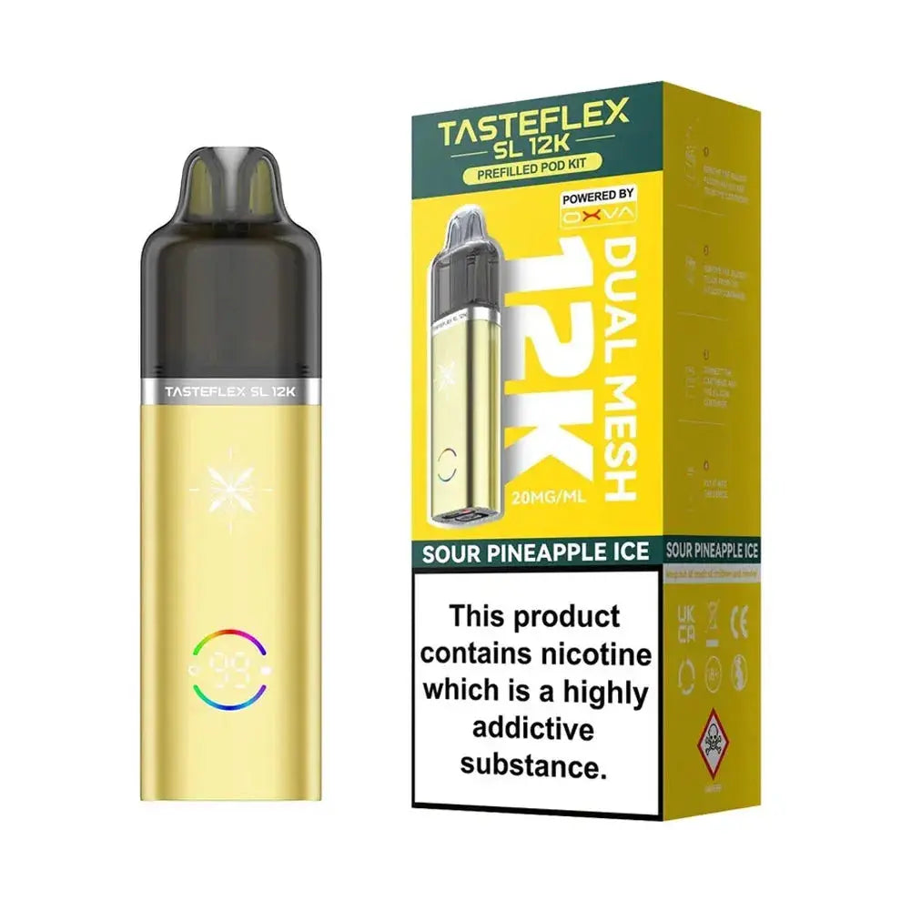 Oxva Tasteflex SL 12K Puffs Prefilled Pod Kit Vape At Door