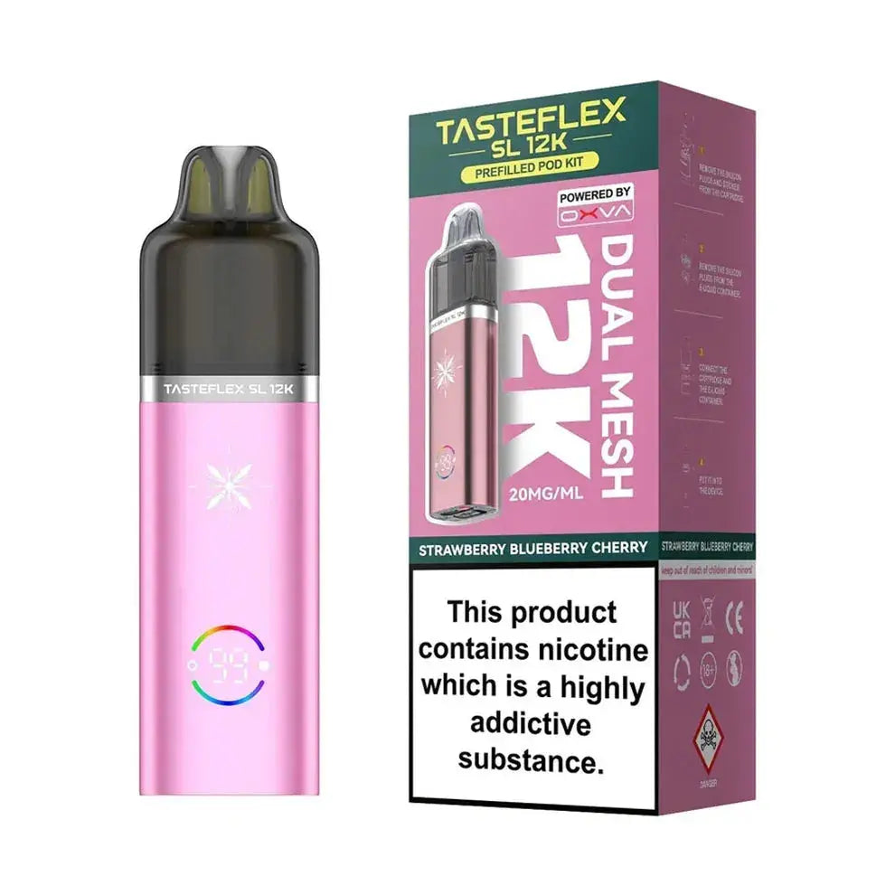 Oxva Tasteflex SL 12K Puffs Prefilled Pod Kit Vape At Door
