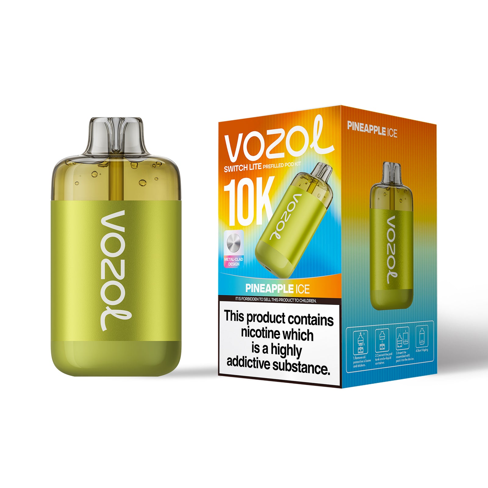 VOZOL Switch Lite 10,000 Puffs Prefilled Pod Kit