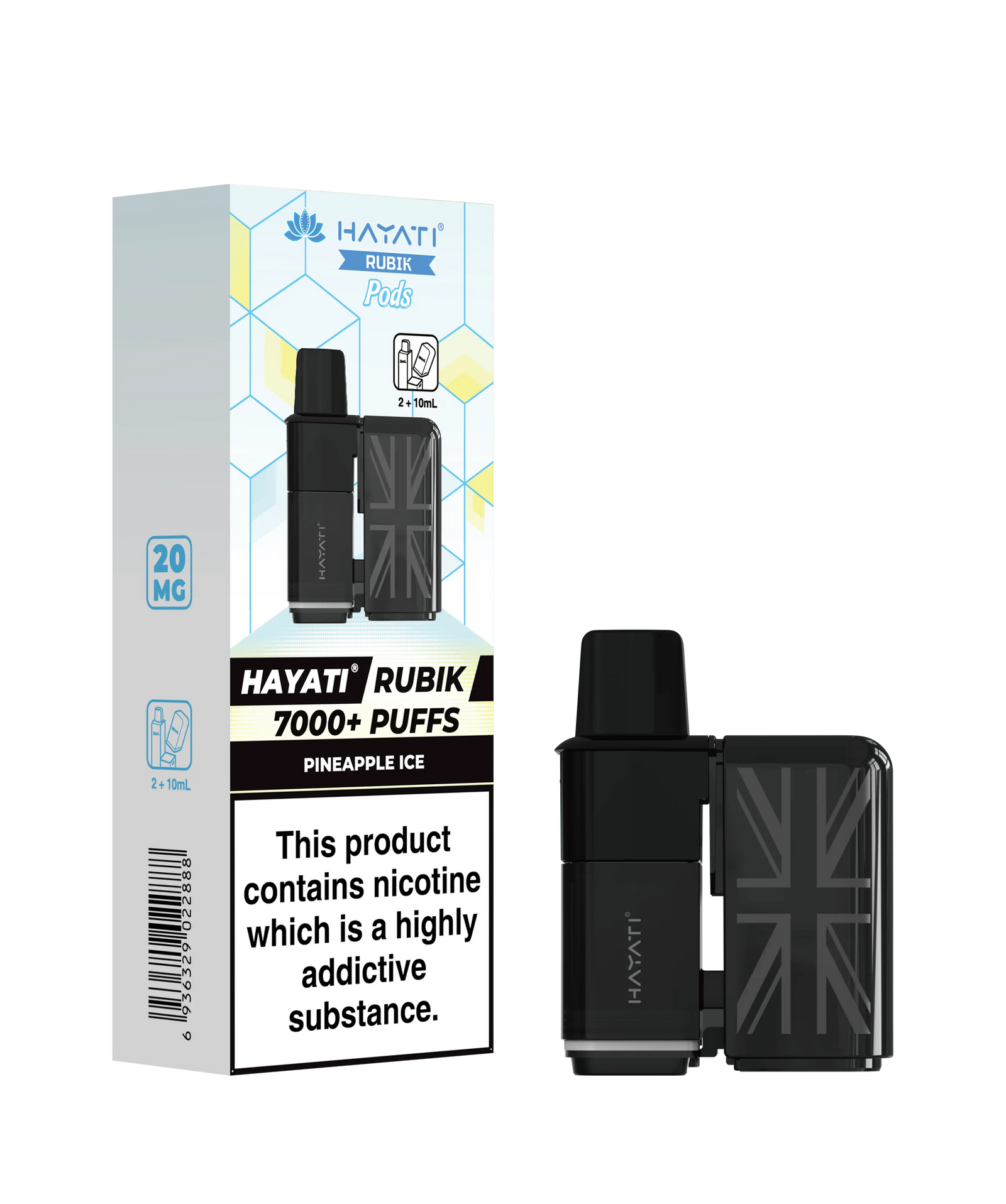Hayati Rubik 7000 Replacement Prefilled Pods Vape At Door