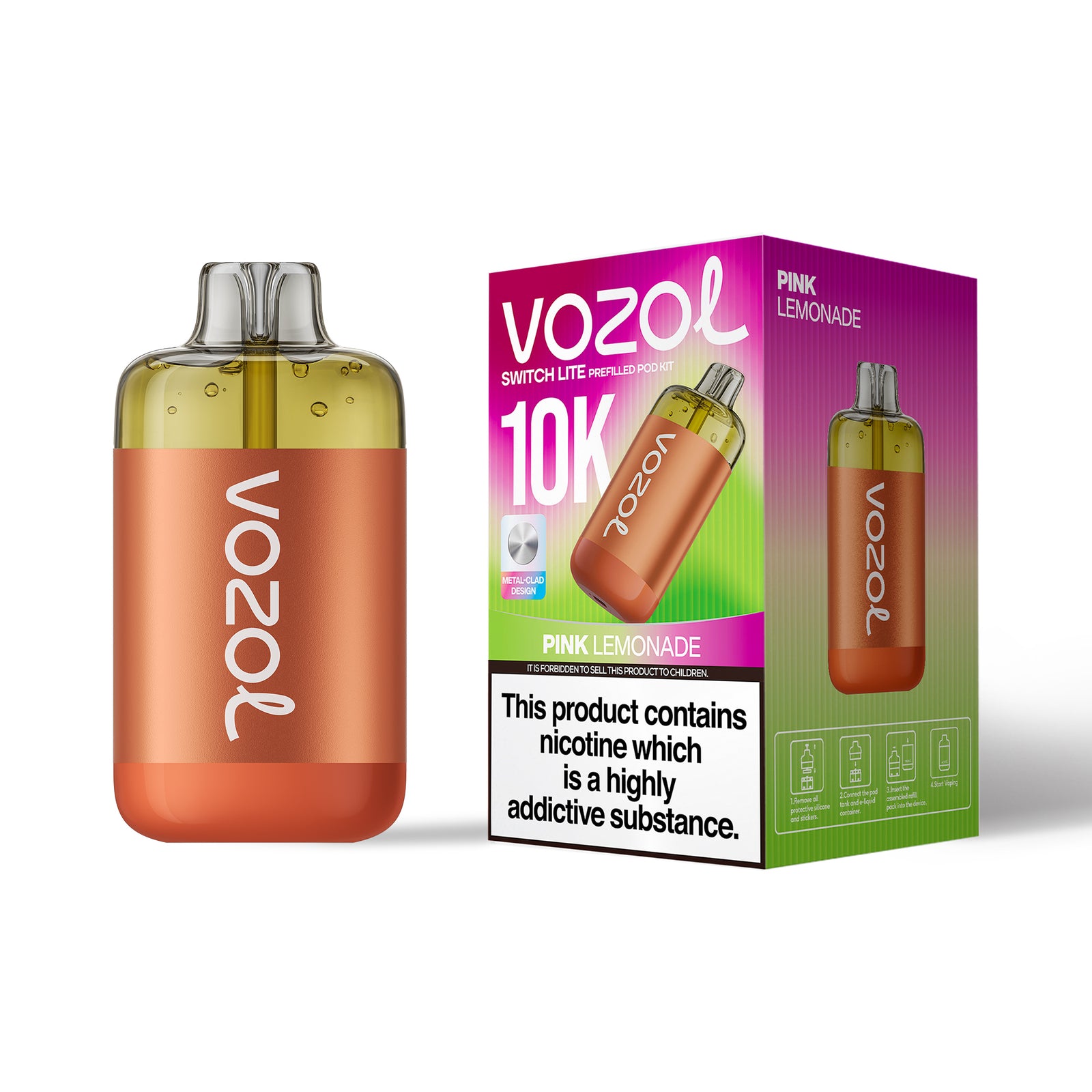 VOZOL Switch Lite 10,000 Puffs Prefilled Pod Kit