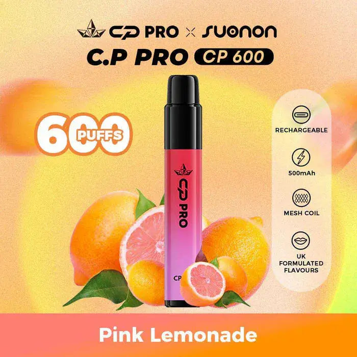 CP Pro CP600 Puffs Prefilled Pod Kit Vape At Door