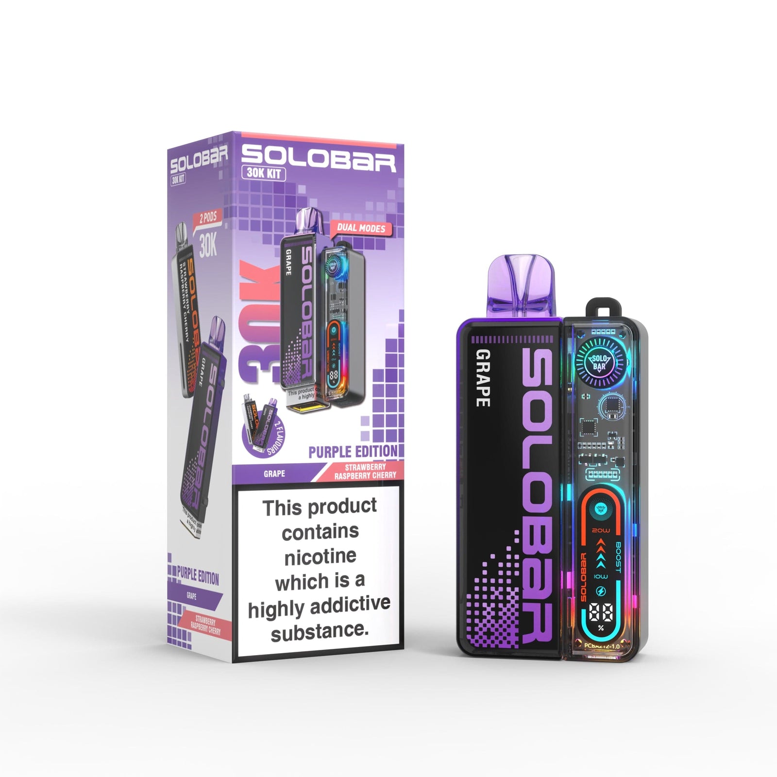 Solobar Boost 30K Prefilled Pod Vape Kit
