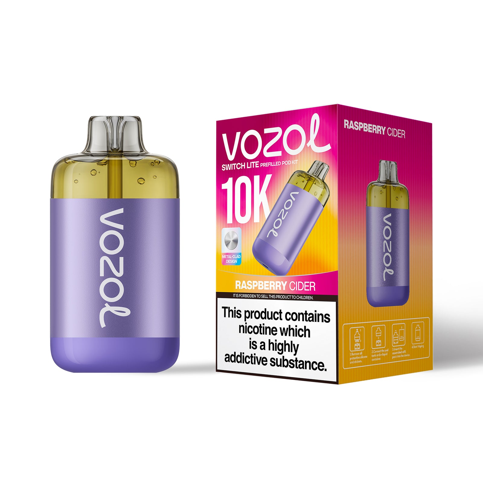 VOZOL Switch Lite 10,000 Puffs Prefilled Pod Kit