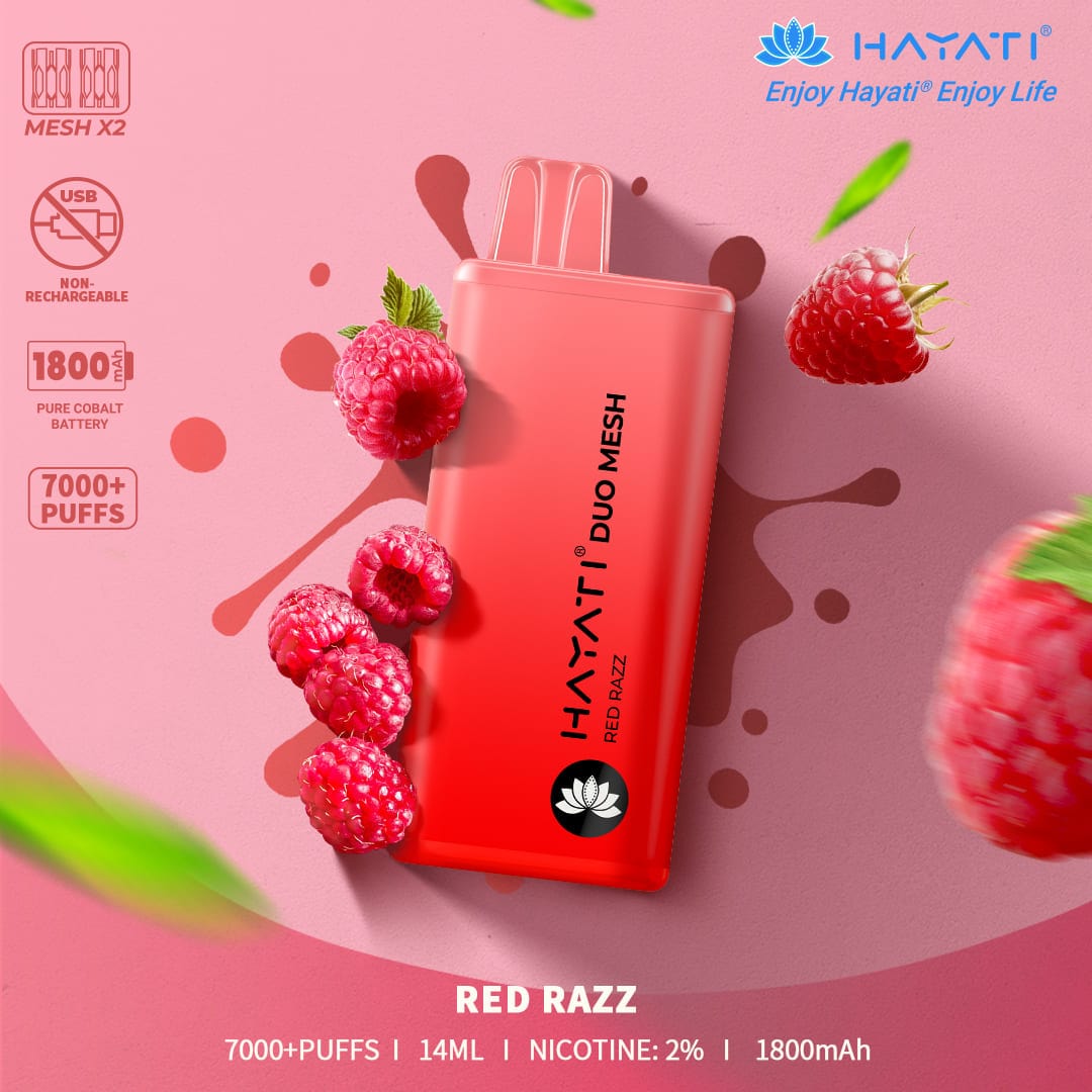Hayati Duo Mesh 7000 Puffs Disposable Vape