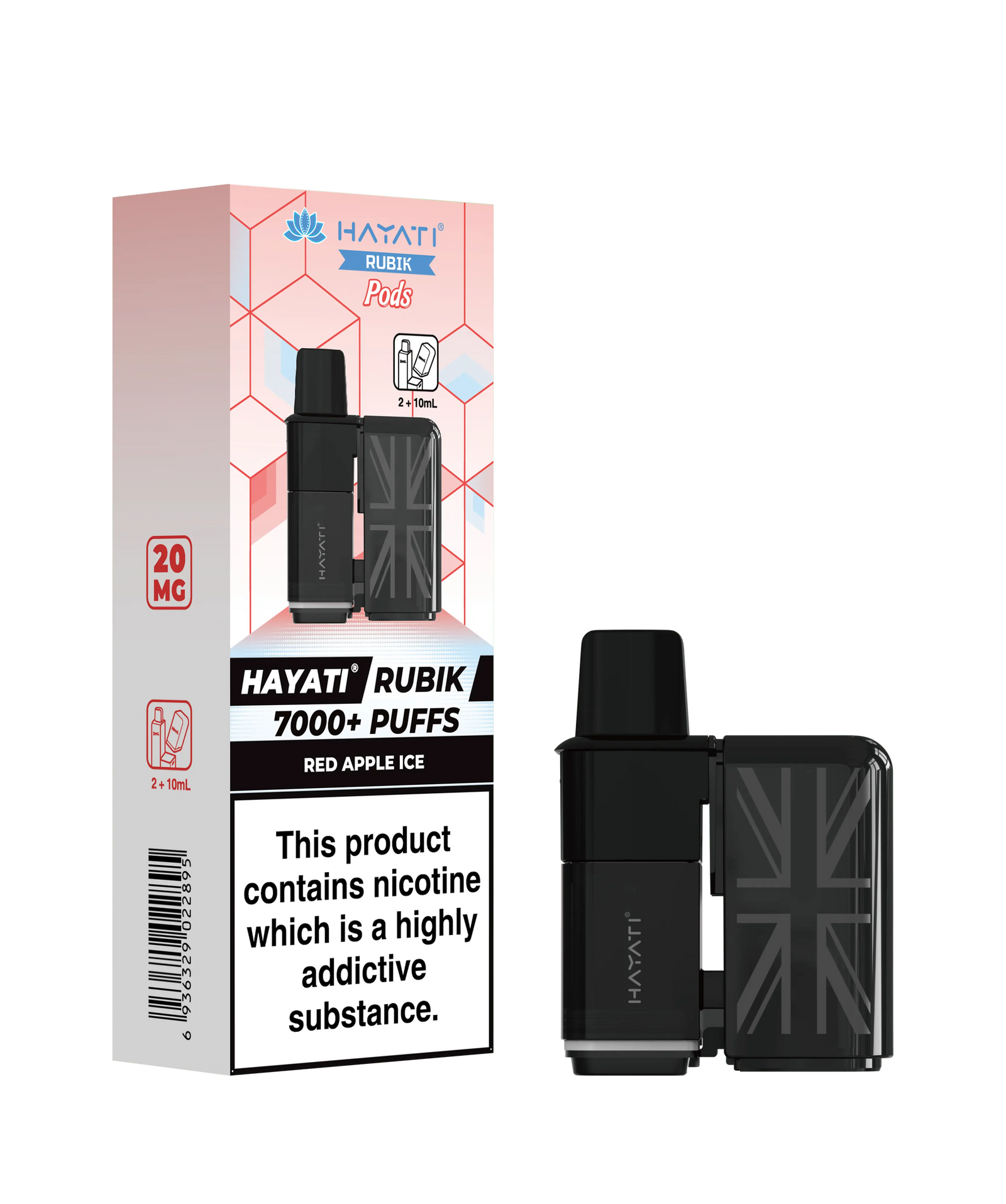 Hayati Rubik 7000 Replacement Prefilled Pods Vape At Door