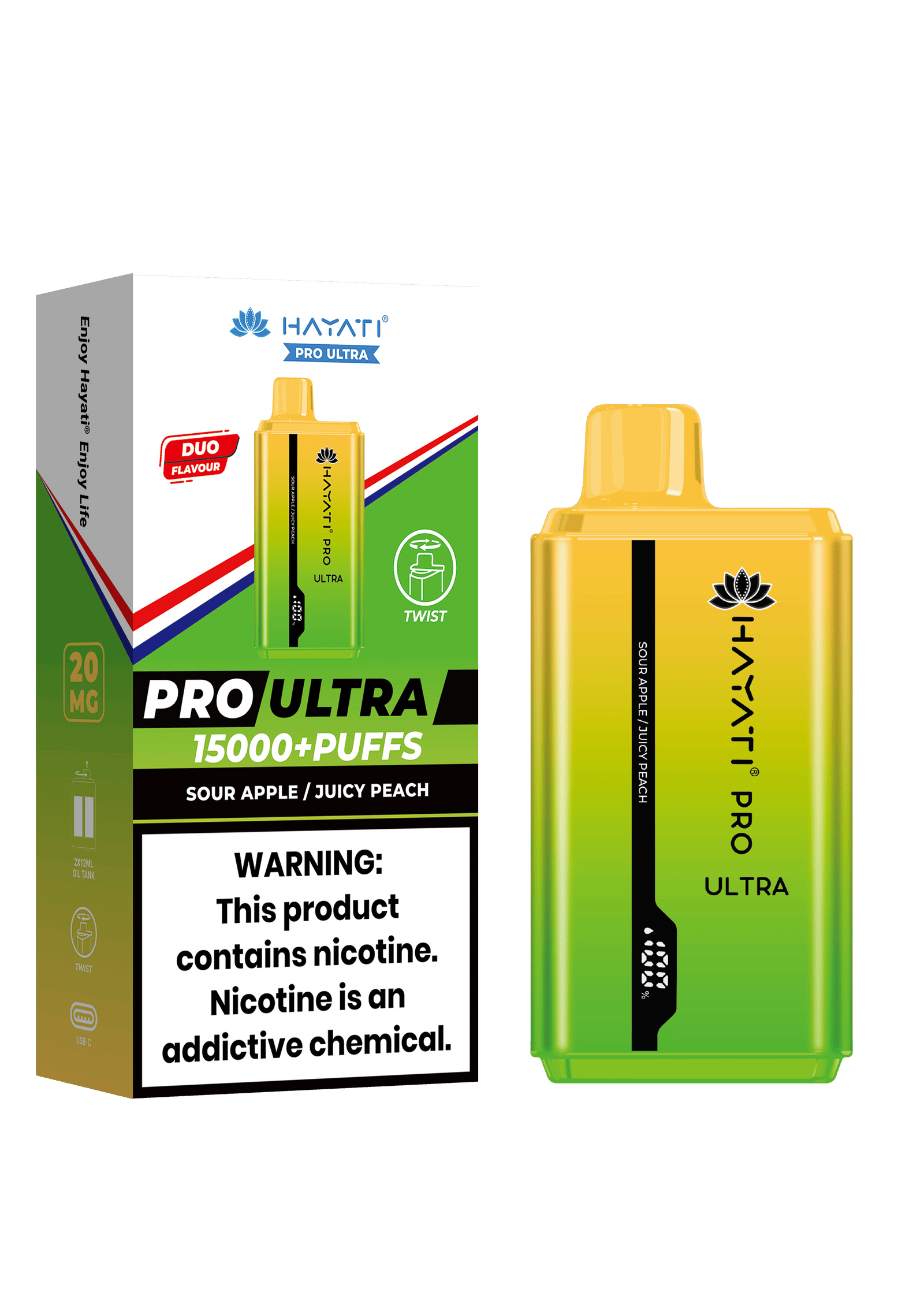 Hayati Pro Ultra 15000 Pod Kit (Price, Puff Count, Specs & Stock in the UK)