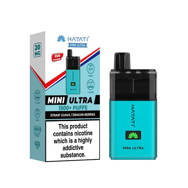 Hayati Mini Ultra 1500 Puffs Vape At Door