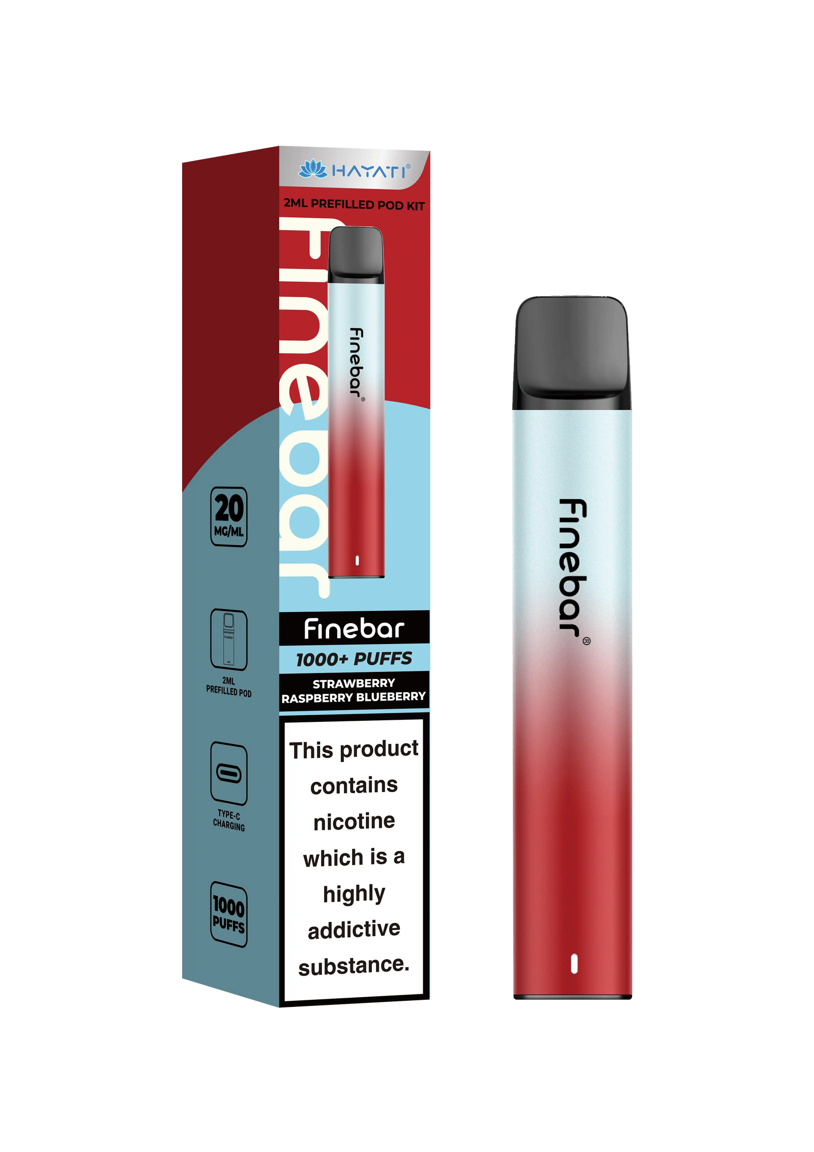Hayati Finebar Prefilled Pod Kit (UPTO 1000 Puffs) Hayati