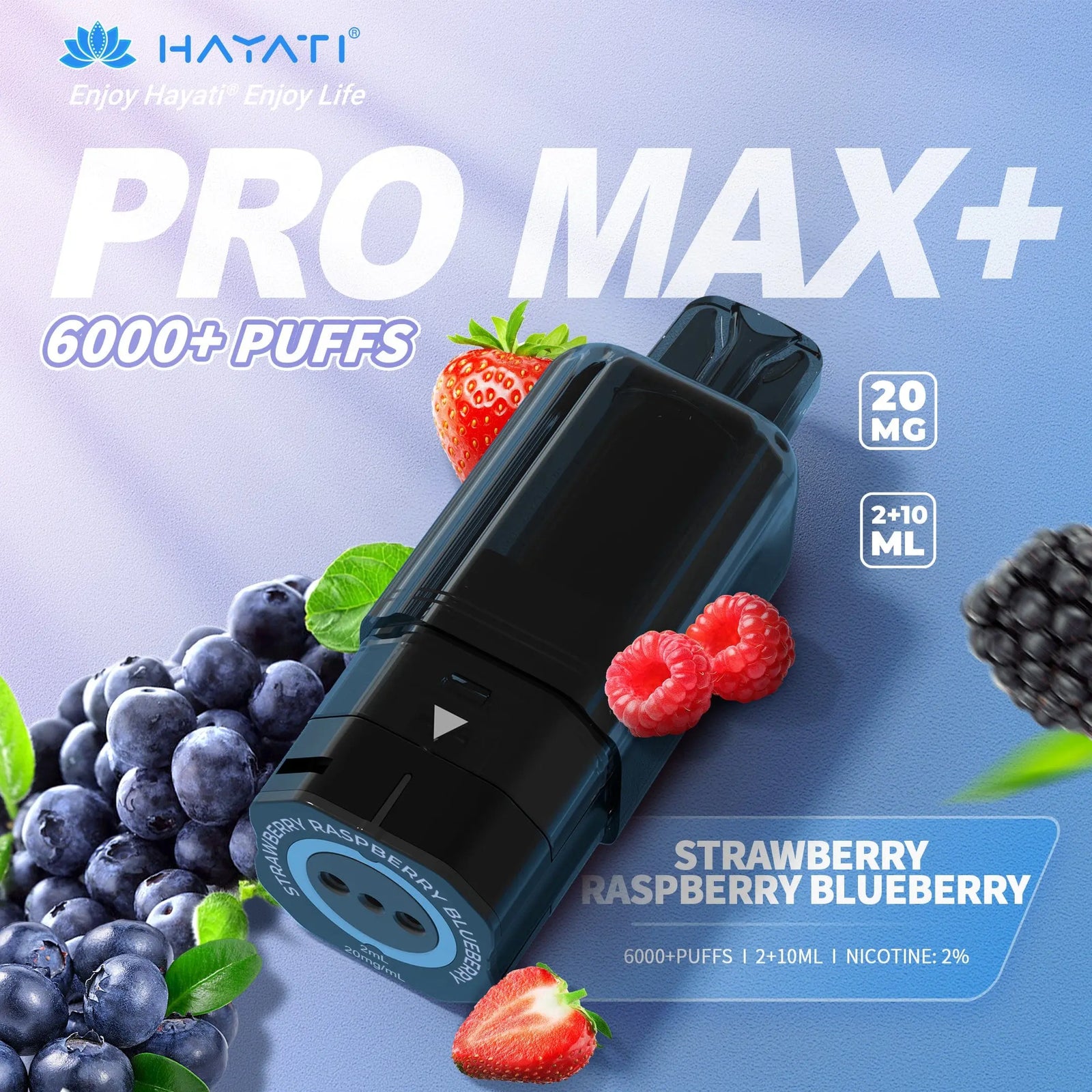 Hayati Pro Max Plus 6000 Replacement Prefilled Pods Vape At Door