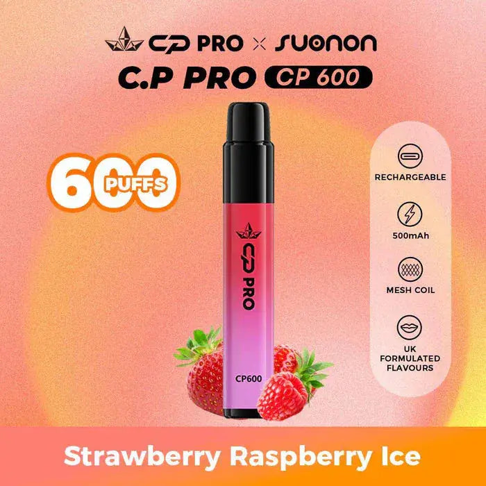 CP Pro CP600 Puffs Prefilled Pod Kit Vape At Door