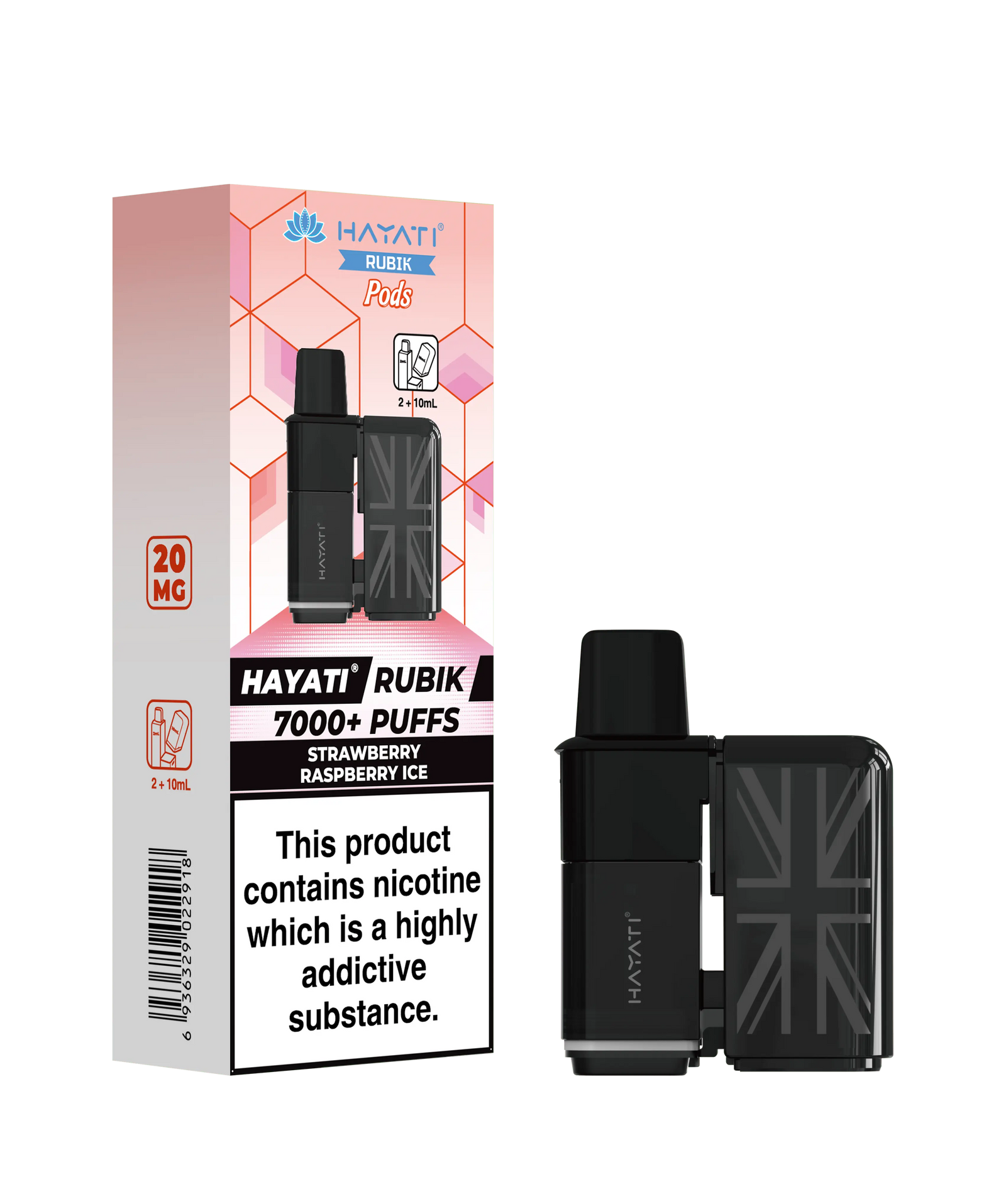 Hayati Rubik 7000 Replacement Prefilled Pods Vape At Door