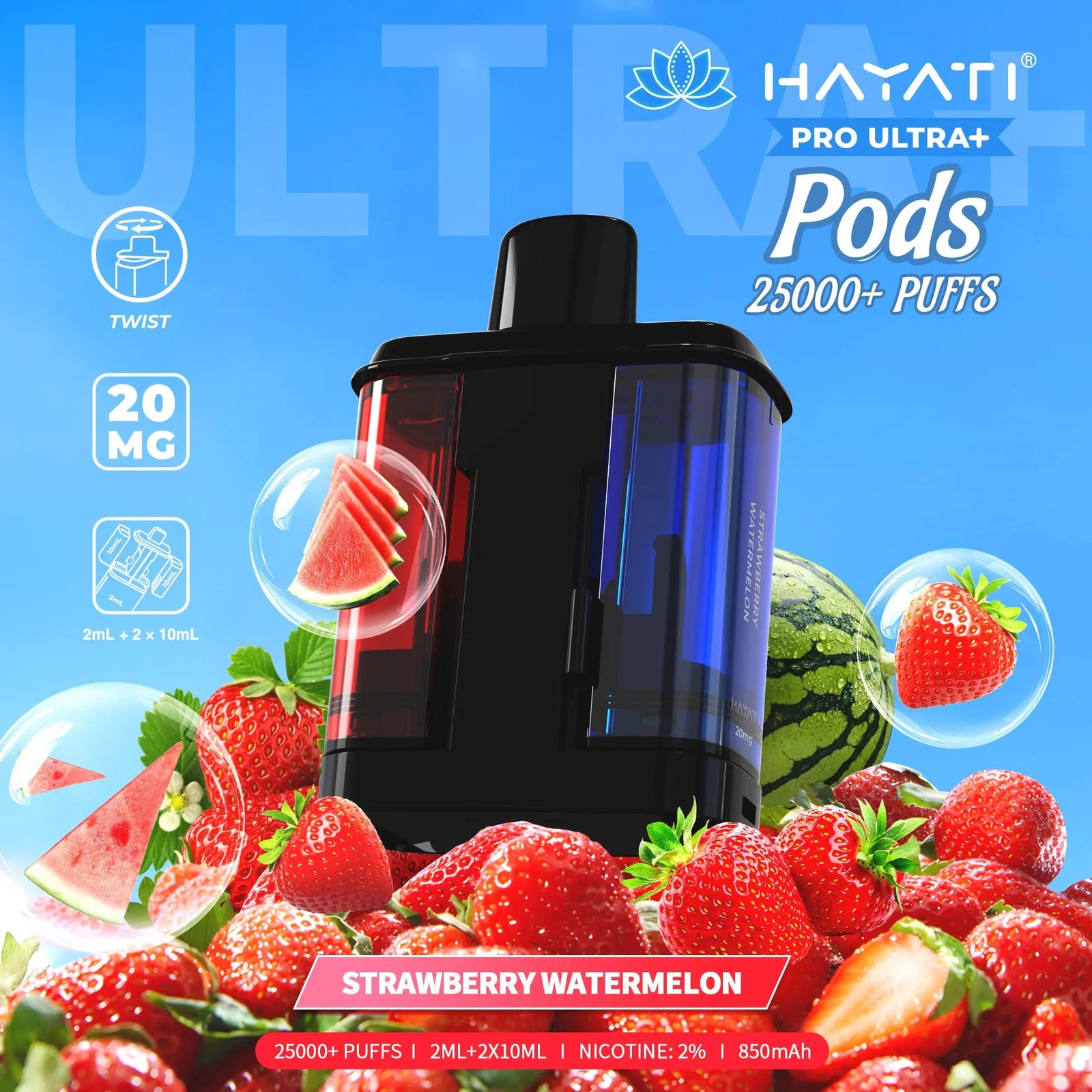 Hayati Pro Ultra Plus 25000 Replacement Prefilled Pods (Review, Price & Specs) Vape At Door