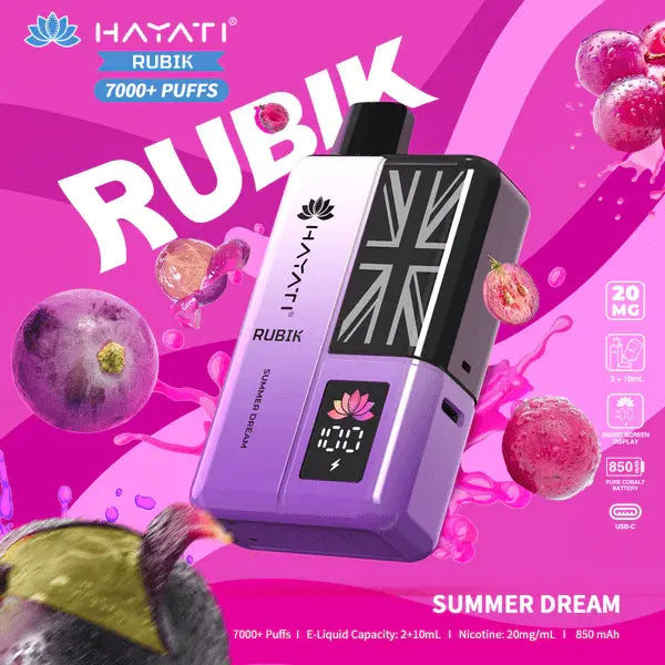 Hayati Rubik 7000 Puffs Summer Dream