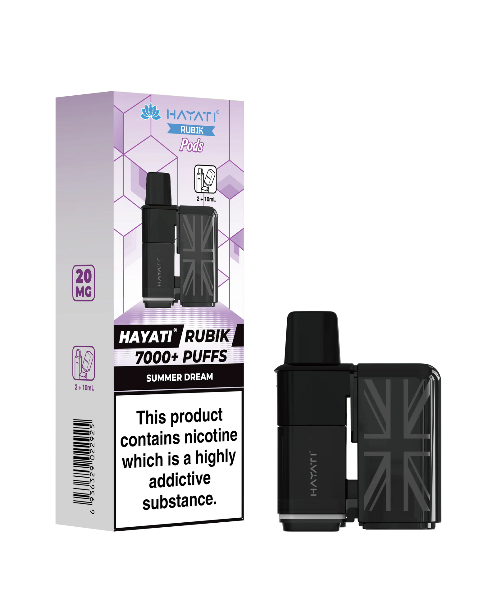 Hayati Rubik 7000 Replacement Prefilled Pods Vape At Door
