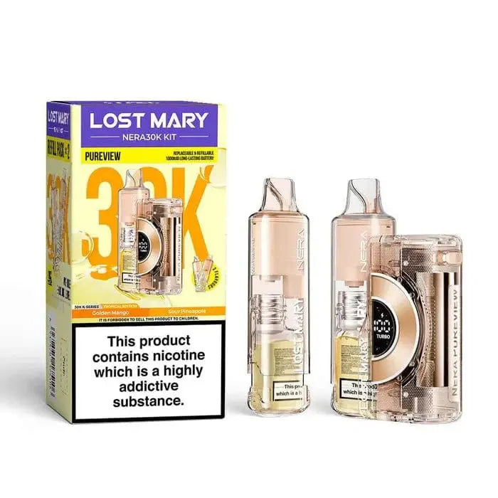 Lost Mary Nera 30k Puffs Pureview Prefilled Pod Kit Vape At Door