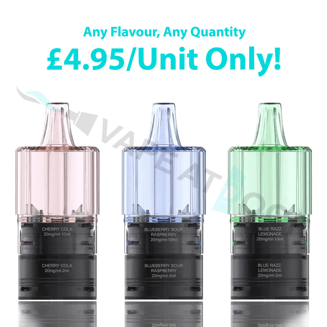 Three Uwell Viscore Pro Plus 40K Prefilled Replacement Pods appears on the white background with pricing on it.